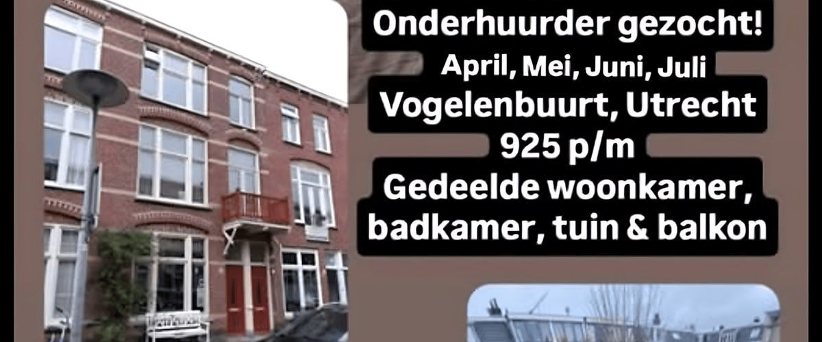 Kamer huren in Utrecht