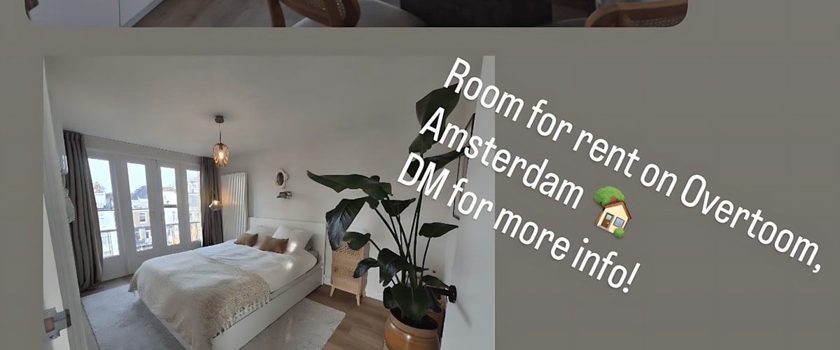 Kamer huren in Amsterdam