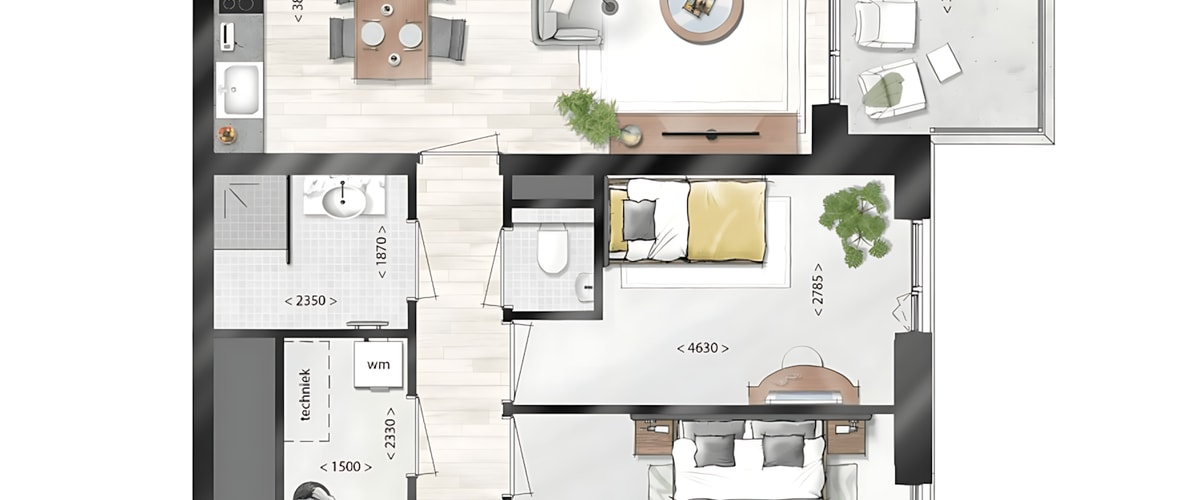 Appartement huren in Leiden