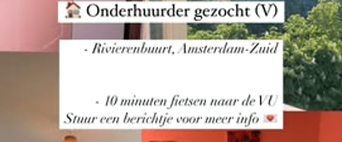 Kamer huren in Amsterdam