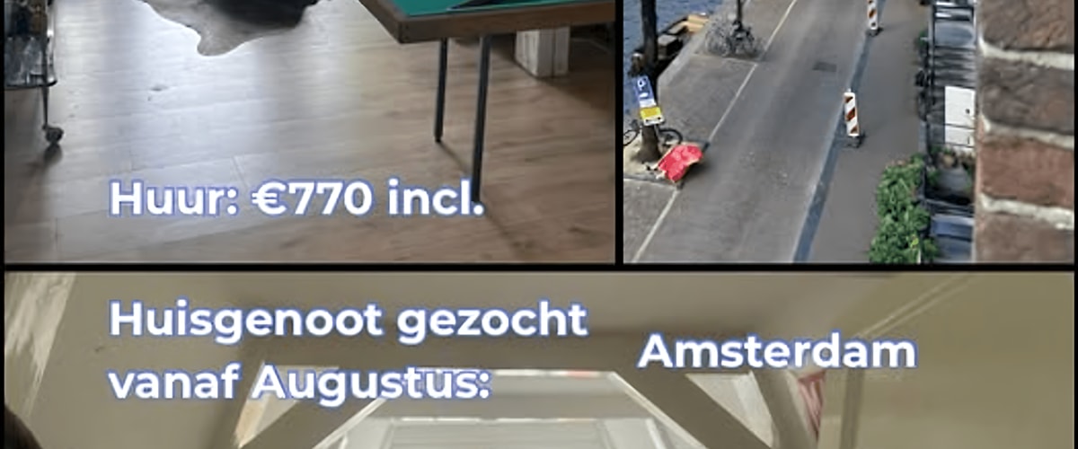 Kamer huren in Amsterdam