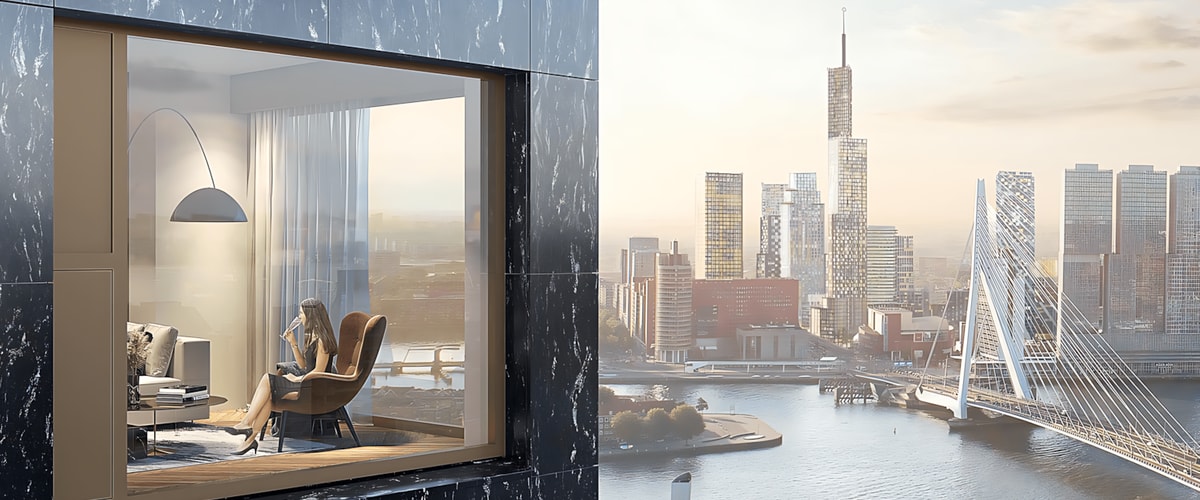 Appartement huren in Rotterdam