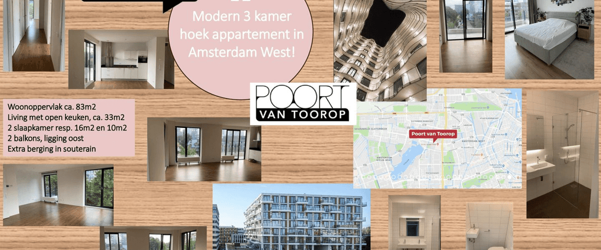 Appartement huren in Amsterdam