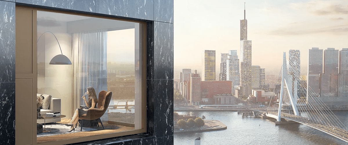Appartement huren in Rotterdam