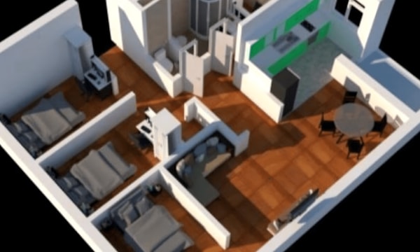 Kamer | 12m² | Prinses Beatrixlaan | €750,-