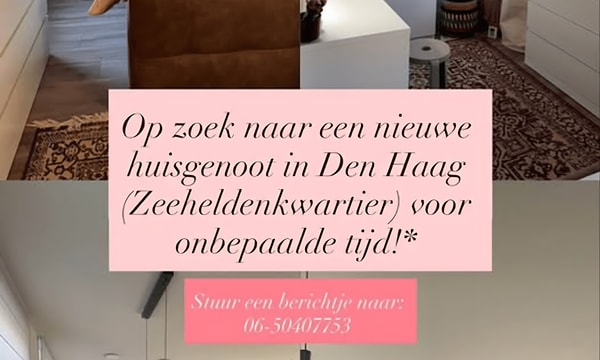 Kamer | 18m² | €875,-