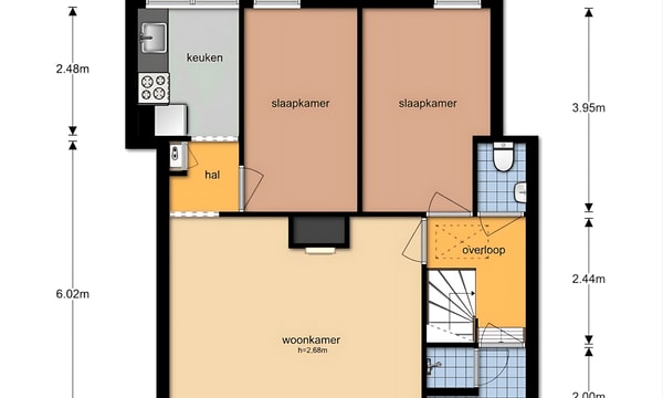 Huis | 70m² | Bataviastraat | €750,-