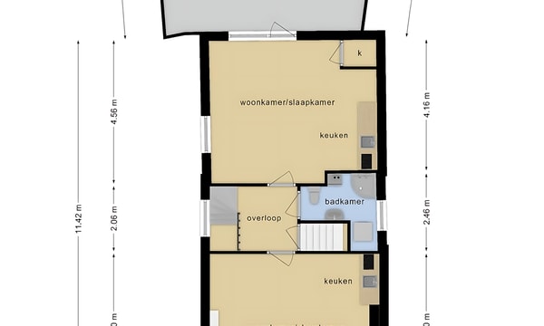 Huis | 121m² | Zuidvliet | €1669,-