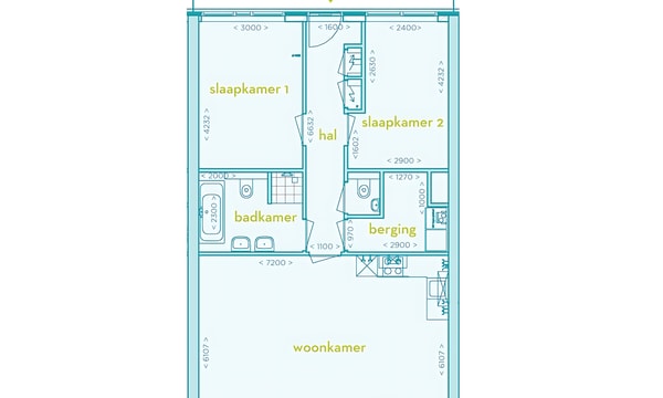 Huis | 88m² | €1180,-