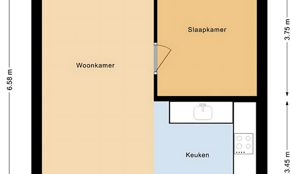 Appartement | m² | €850,-