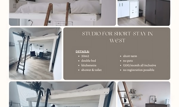 Kamer | 20m² | Postjesweg | €1200,-