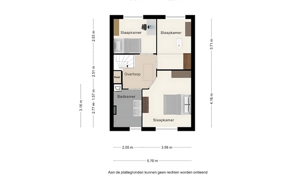 Kamer | 86m² | €1450,-