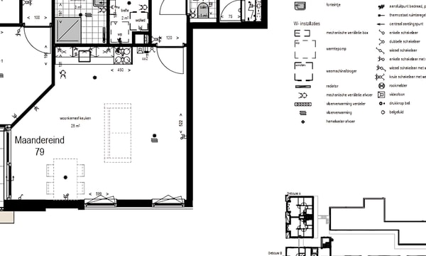 Appartement | 65m² | €1745,-
