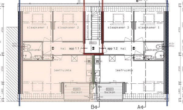 Appartement | 52m² | €1450,-