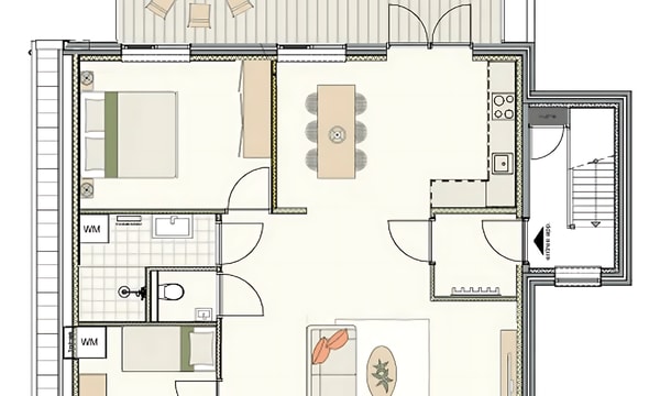 Kamer | 86m² | €1350,-