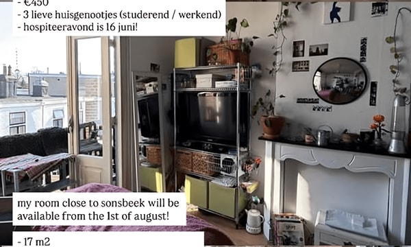 Kamer | 17m² | €450,-
