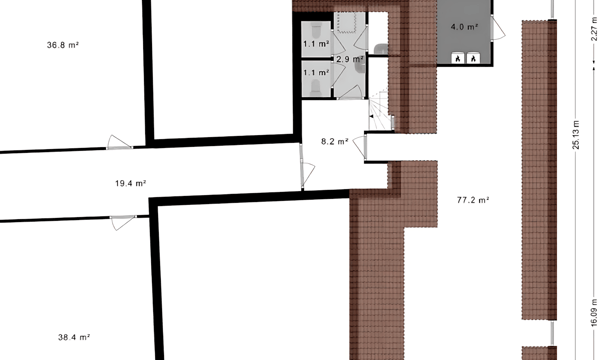 Bedrijfsruimte | 975m² | €1545,-