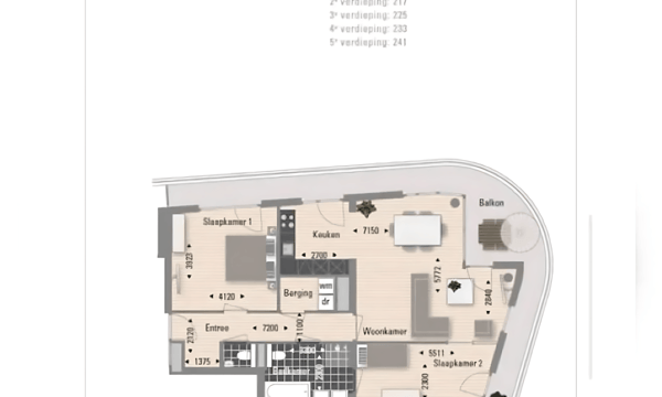 Kamer | 88m² | €1652,-