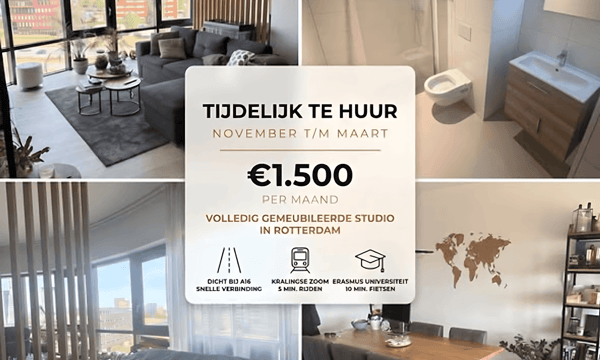 Studio | m² | €1500,-