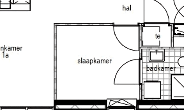 Appartement | 39m² | €1025,-