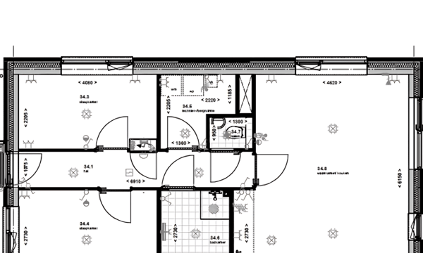 Appartement | 70m² | €1195,-