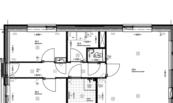 Appartement | 70m² | €1195,-