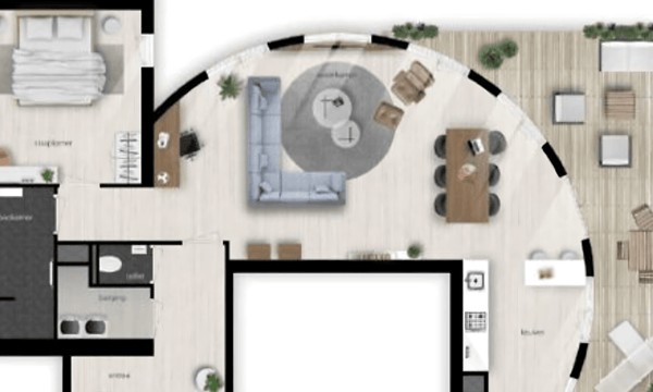 Appartement | 91m² | €1395,-