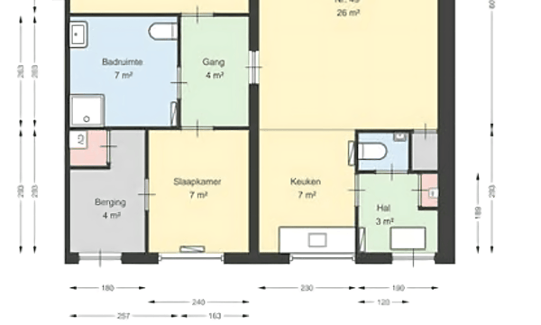 Appartement | m² onbekend | €1400,-