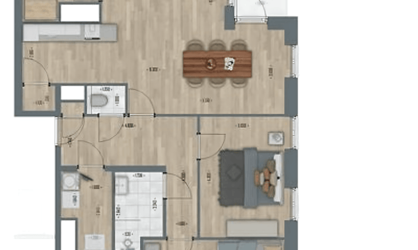 Appartement | 115m² | €2875,-