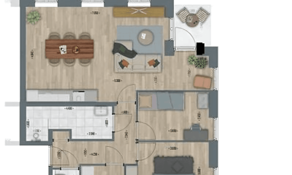 Appartement | 82m² | €2100,-