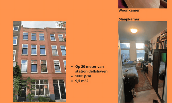 Kamer | 10m² | €500,-
