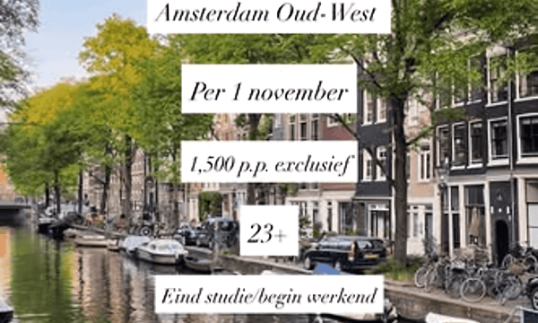 Kamer | m² onbekend | €1500,-