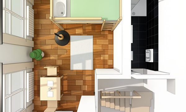 Kamer | 15m² | €544,-