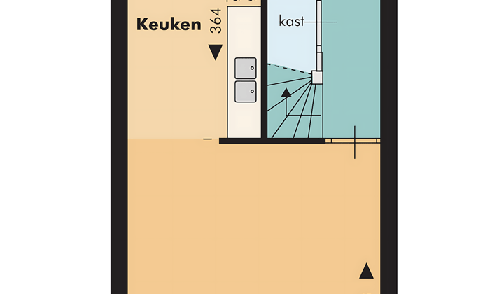 Appartement met Balkon en 2 Slaapkamers