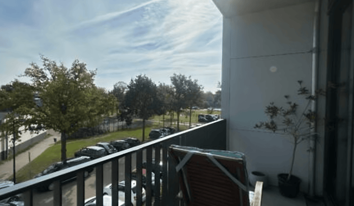 Appartement met 2 slaapkamers en balkon