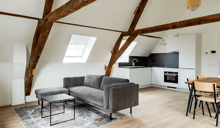 Gemeubileerd Monumentaal Appartement met 3 Slaapkamers