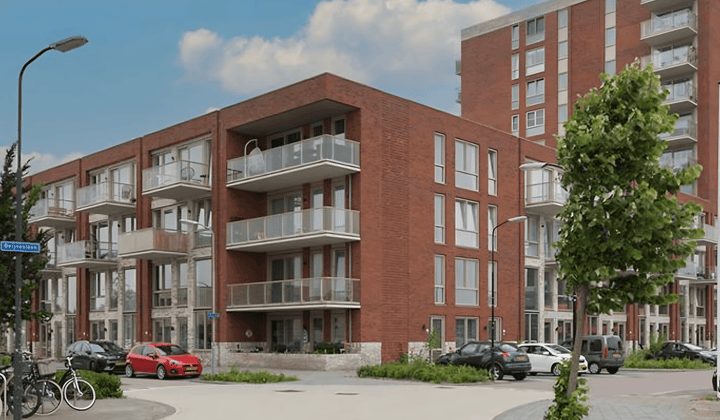 Appartement met balkon en 2 slaapkamers