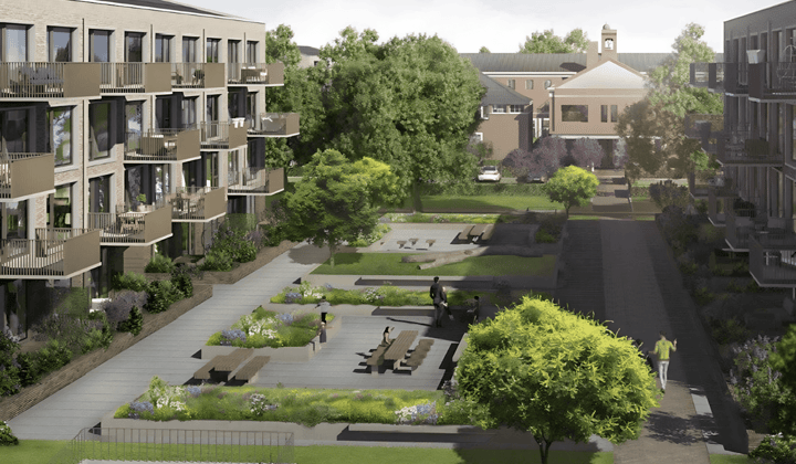 Modern appartement met balkon en parkeerplaats