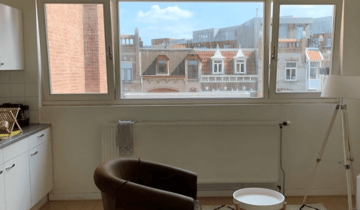 Gestoffeerde studio met 1 slaapkamer en gemeubileerd