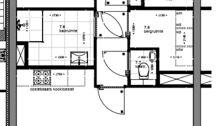 Gestoffeerd appartement met balkon en 3 kamers