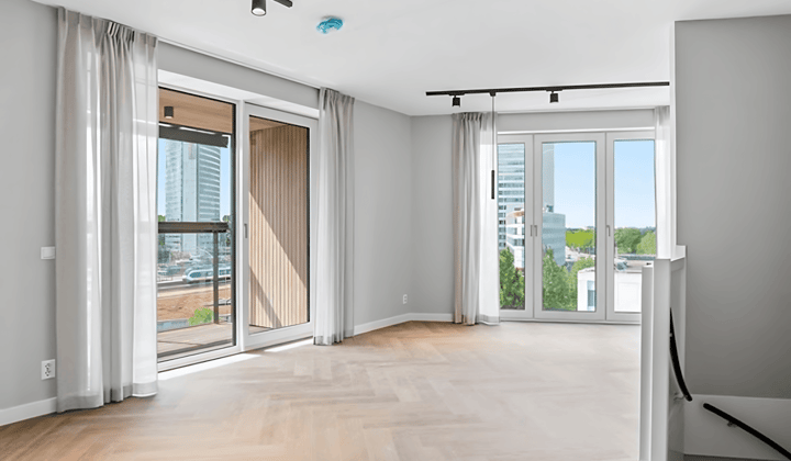 Tweekamerappartement met balkon en parkeergelegenheid