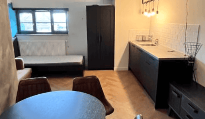Gemeubileerde studio met gedeelde tuin en wasruimte