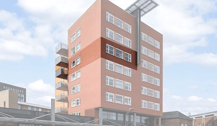 Gestoffeerde kamer met balkon en wifi