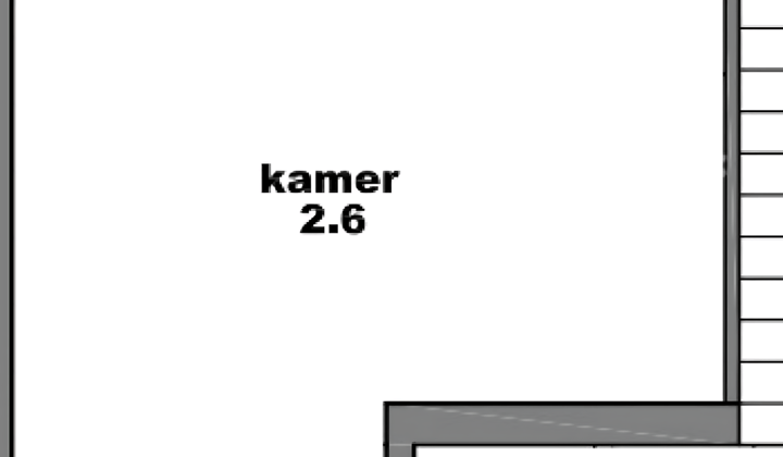 Gemeubileerde kamer met eigen keukenblokje en wasmachine