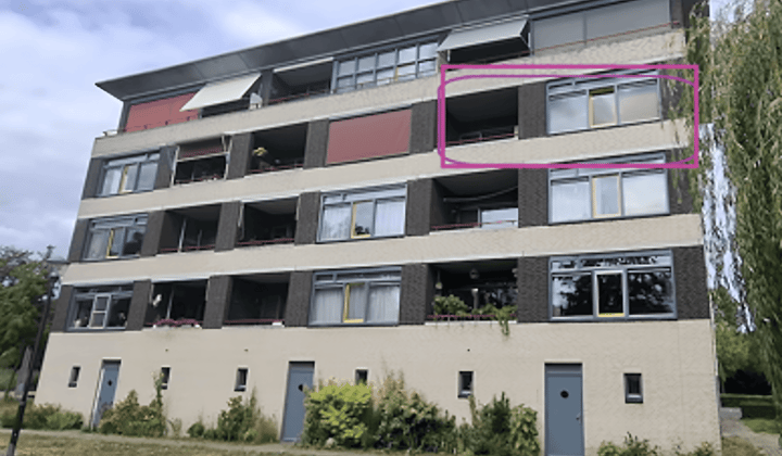 Appartement met 2 slaapkamers en eigen parkeerplaats
