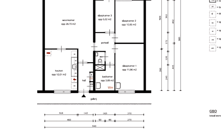 4-kamerappartement met balkon en parkeermogelijkheid, woningruil mogelijk