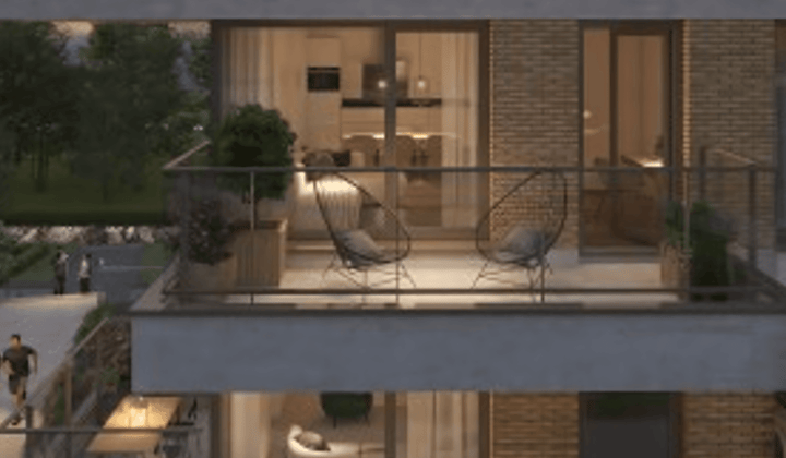 Appartement met balkon en parkeergelegenheid
