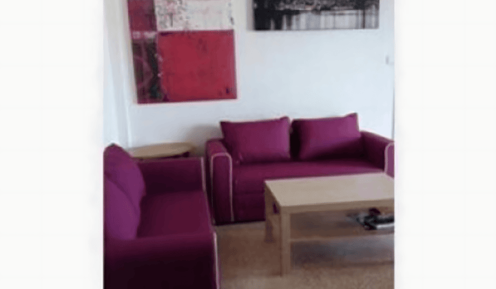 Kamer 18 m² gestoffeerd met eigen badkamer