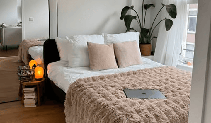 Kamer met privé wastafel en kledingkast, inclusief prijs