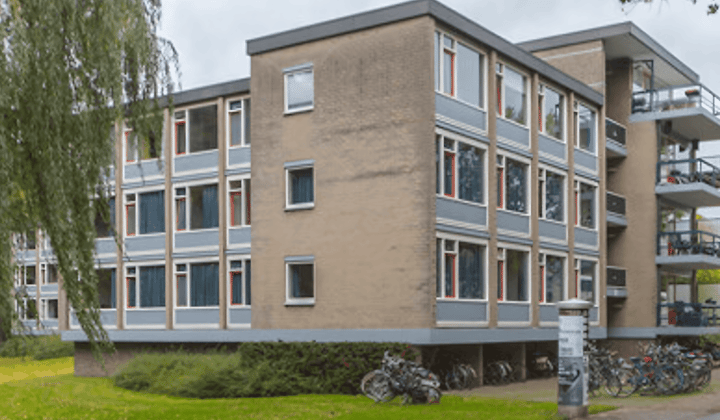 Kleine studentenkamer zonder tuin of balkon